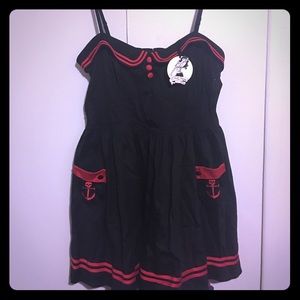 Hell Bunny Dark Sailor Dress