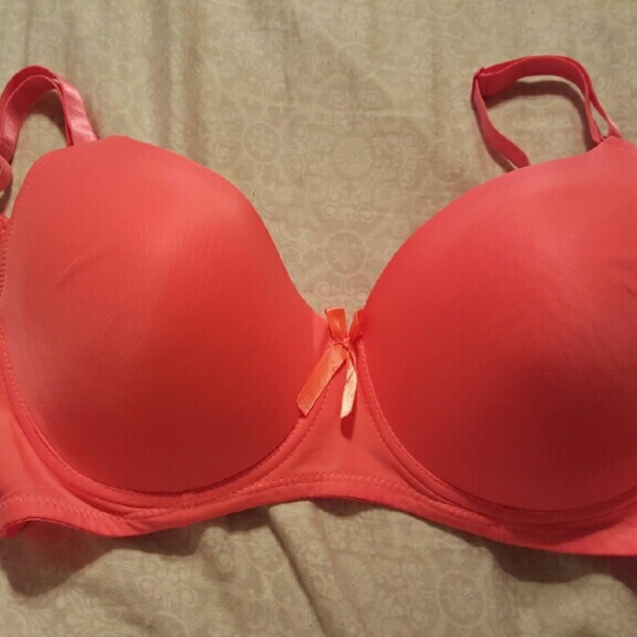 Neon orange bra with underwire - Picture 1 of 3