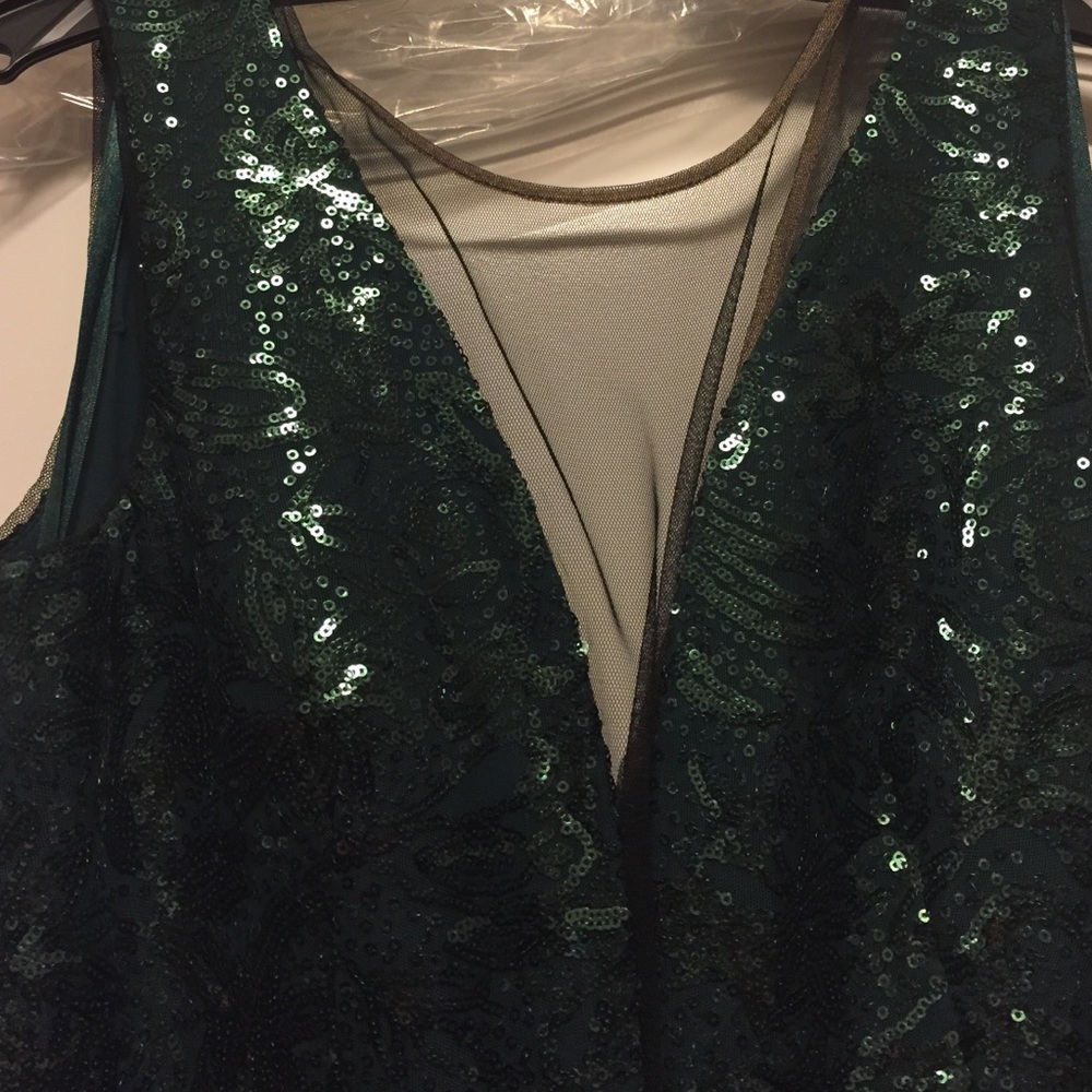BCBG sequin down