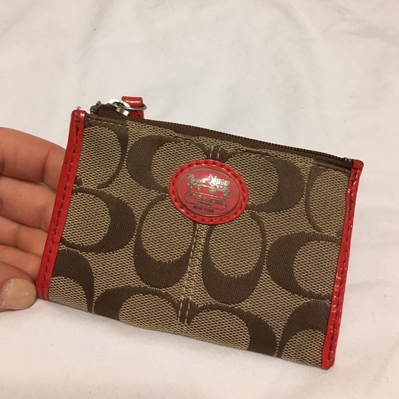 Coach Card Keychain - Picture 1 of 3
