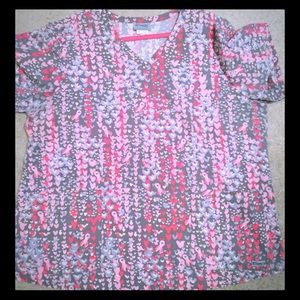 Grey's Anatomy Breast Cancer Awareness Scrub Top