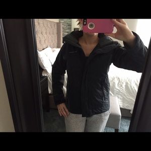 Black Columbia winter jacket