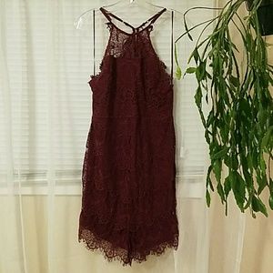 Free People She's Got It Slip Plum Sz. M