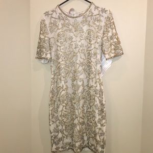 Vintage bloomingdales beaded dress PS