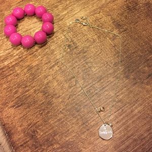 Bracelet necklace combo