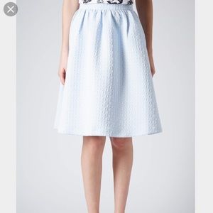 Topshop Knee Midi Skirt
