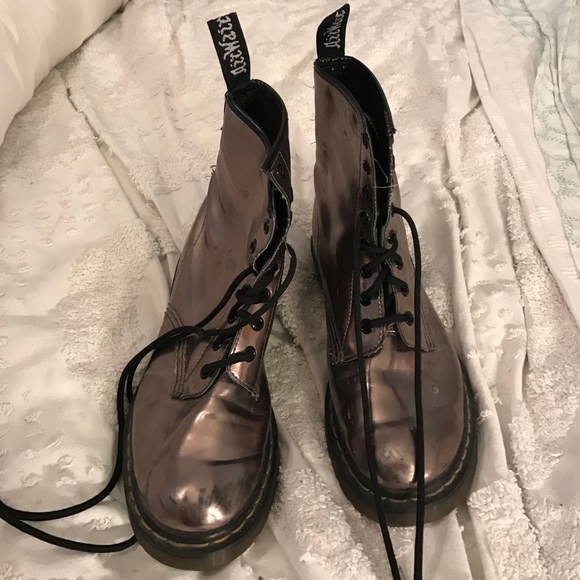 Metallic Doc Martens