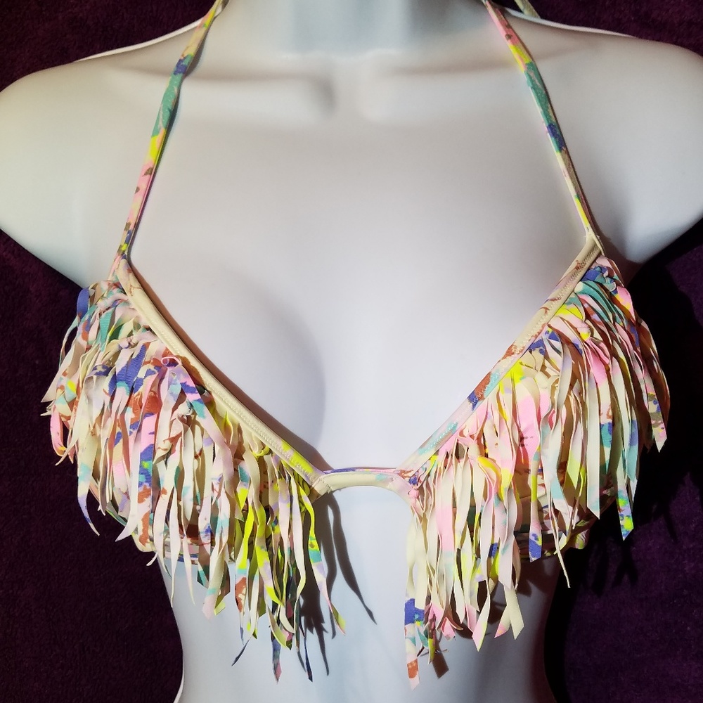 Victoria's Secret Fringe Bikini Top 32C
