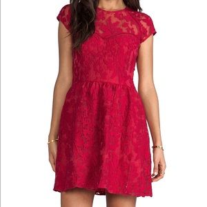 Dolce Vita Red Lace Dress
