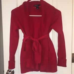Red Tie Cardigan