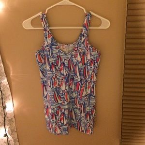 Lilly Pulitzer Sailboat Tank
