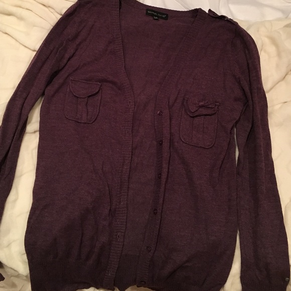 Silver brand purple cardigan