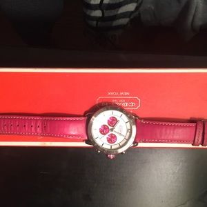 Pink Coach Watch