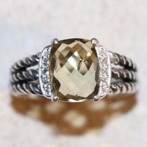 David yurman Wheaton lemon citrine pav? diamonds