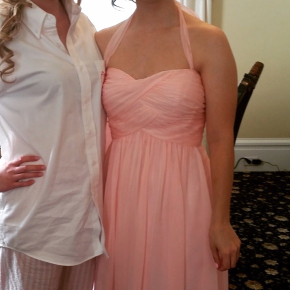 Light pink bridesmaid dress. Worn once! - Picture 2 of 2