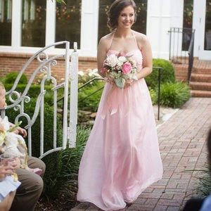 Light pink bridesmaid dress. Worn once!