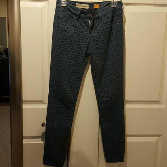 Pilcro and the letterpress patterned jeans