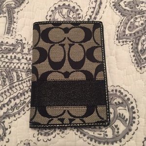 Coach passport holder