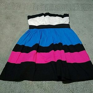Strapless Casual Summer Dress