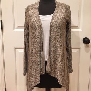 Tan and Black marble cardigan