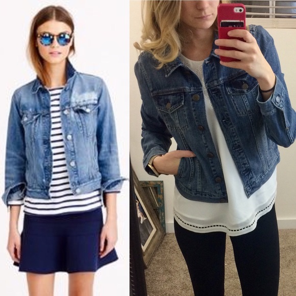 j crew indigo denim jacket