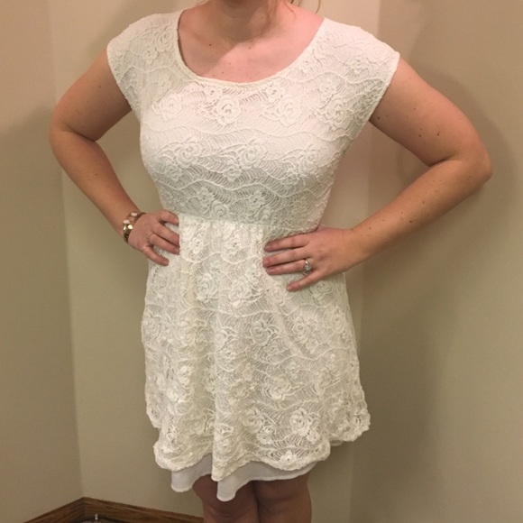 Lace White dress