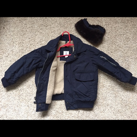 Boys Lands End bomber jacket
