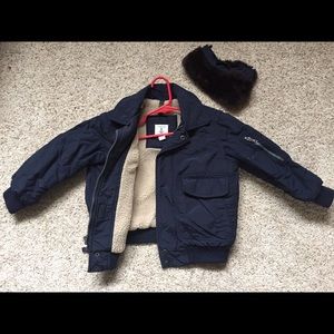 Boys Lands End bomber jacket