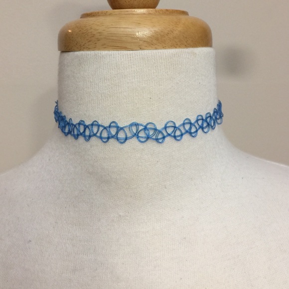 Jewelry - Blue Tattoo Choker