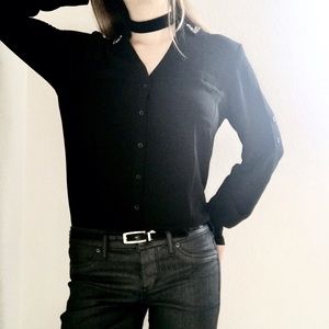 EXPRESS Embellished Portofino Shirt