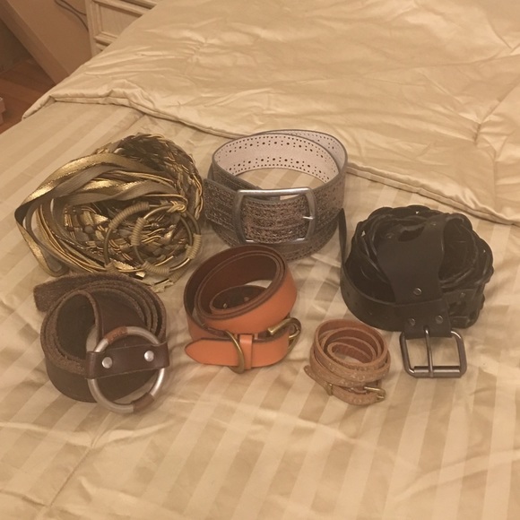 Set of 6 Leather Belts - Picture 2 of 2