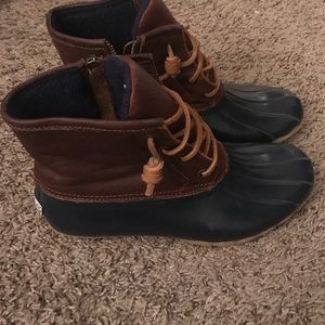 Sperry Saltwater duck boot - navy