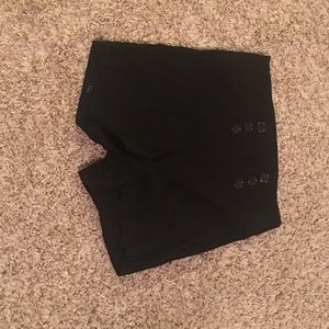 Stretchy high waisted shorts