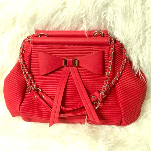 Bebe New red handbag