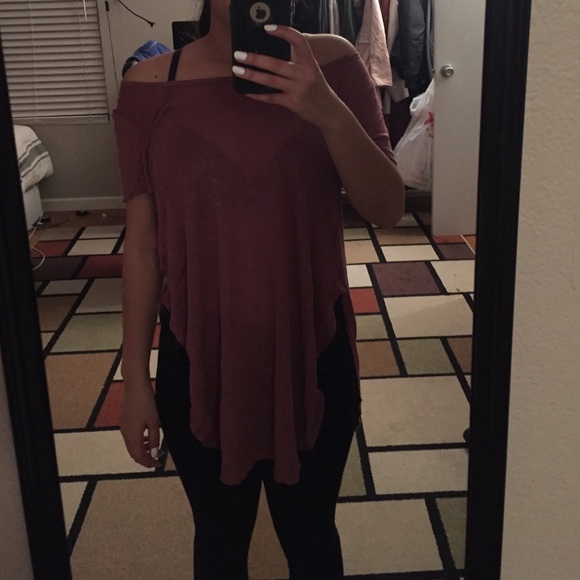 High slit tee