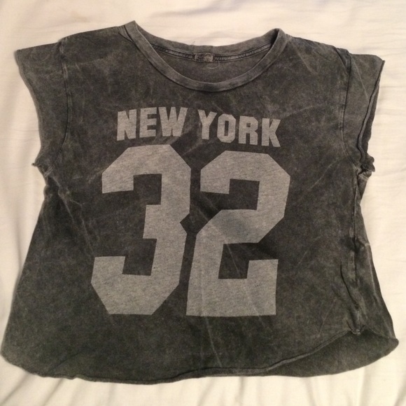 BRANDY MELVILLE Acid Wash New York Shirt - Picture 2 of 4