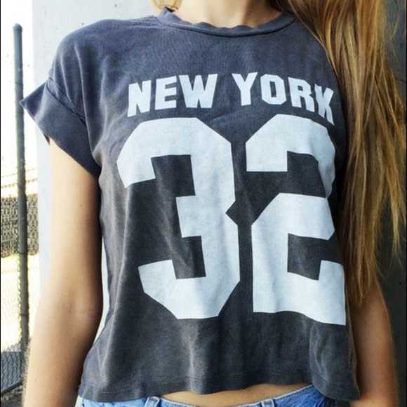 BRANDY MELVILLE Acid Wash New York Shirt - Picture 4 of 4