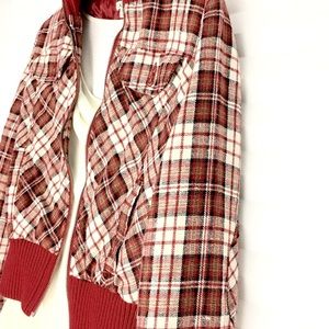 VINTAGE  Crop Plaid Jacket