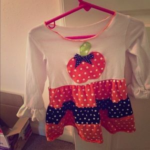 Adorable pumpkin top with matching pants!
