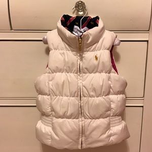 RALPH LAUREN girls reversible puffer vest