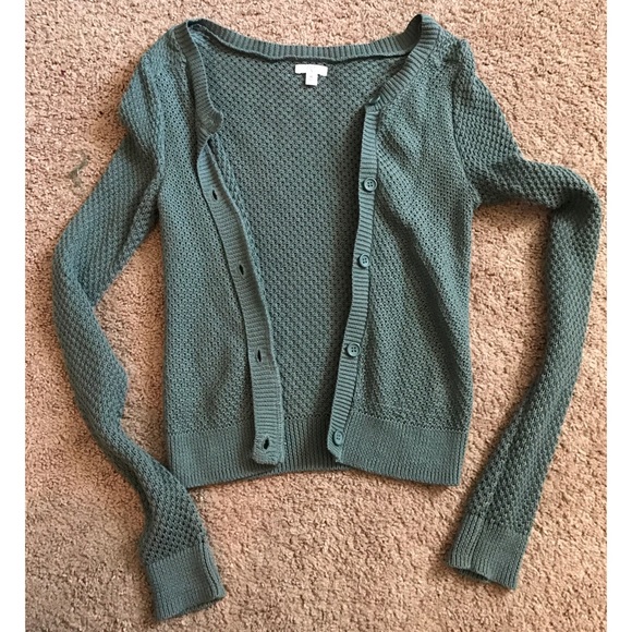 Green Cardigan