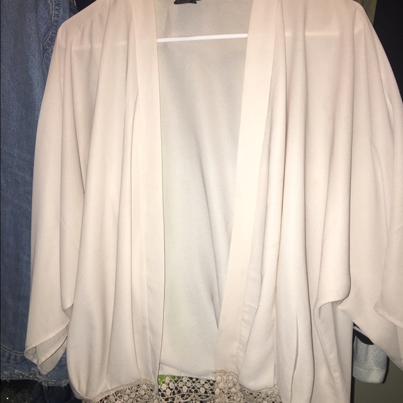 Cream shawl