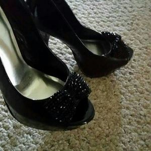 7.5 Black 5" HeartSoul Heels