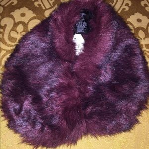Faux fur scarf