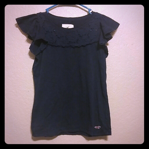 Hollister Navy Blue Top
