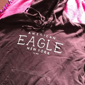 American eagle purple hoodie xl