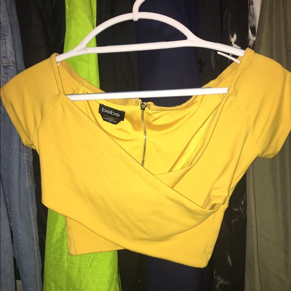 Yellow crop from Bebe