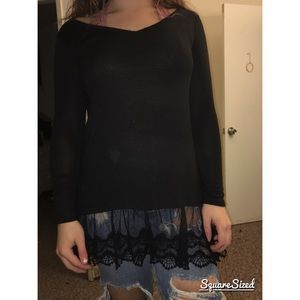 super cute black tunic