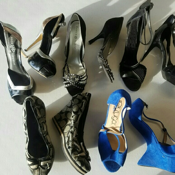 5 pairs size 11 heels