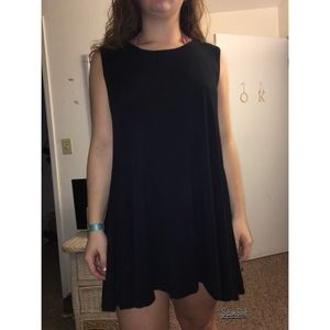 black t shirt dress